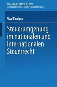 bokomslag Steuerumgehung im nationalen und internationalen Steuerrecht