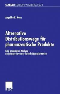 bokomslag Alternative Distributionswege für pharmazeutische Produkte
