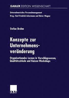 bokomslag Konzepte zur Unternehmensveränderung