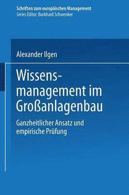 bokomslag Wissensmanagement im Grossanlagenbau