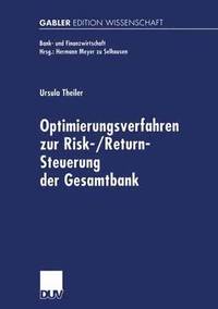 bokomslag Optimierungsverfahren zur Risk-/Return-Steuerung der Gesamtbank