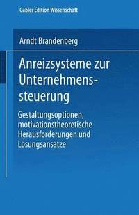 bokomslag Anreizsysteme zur Unternehmenssteuerung