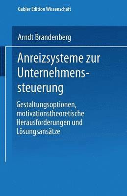 bokomslag Anreizsysteme zur Unternehmenssteuerung