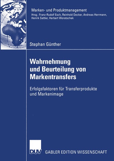 bokomslag Wahrnehmung und Beurteilung von Markentransfers