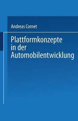 bokomslag Plattformkonzepte in der Automobilentwicklung