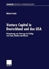 bokomslag Venture Capital in Deutschland und den USA