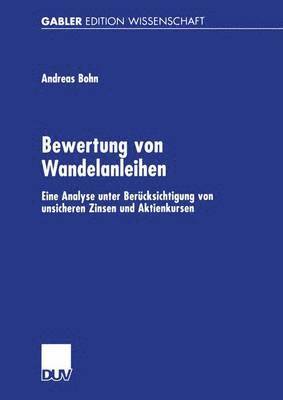 Bewertung von Wandelanleihen 1