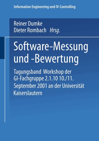 Reiner Dumke, Dieter Rombach - Software-Messung und -Bewertung, Häftad