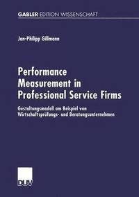 bokomslag Performance Measurement in Professional Service Firms