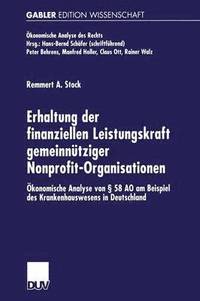 bokomslag Erhaltung der finanziellen Leistungskraft gemeinnutziger Nonprofit-Organisationen