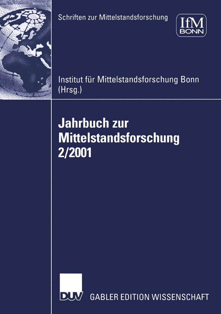 Gunter Kayser, Kenneth A. Loparo, Institut Fur Mittelstandsforschung Bonn - Jahrbuch zur Mittelstandsforschung 2/2001, Häftad