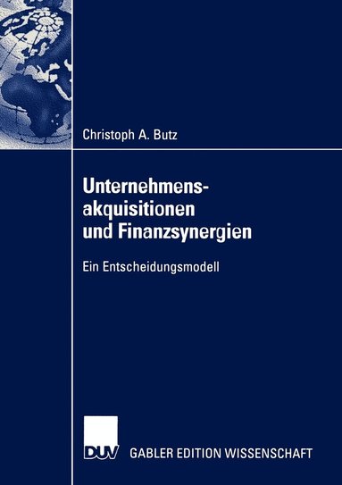 bokomslag Unternehmensakquisitionen und Finanzsynergien