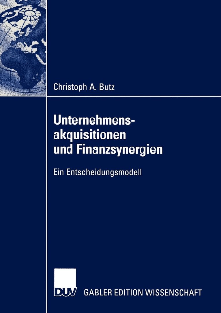 Unternehmensakquisitionen und Finanzsynergien 1