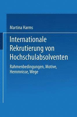 bokomslag Internationale Rekrutierung von Hochschulabsolventen