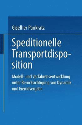 bokomslag Speditionelle Transportdisposition