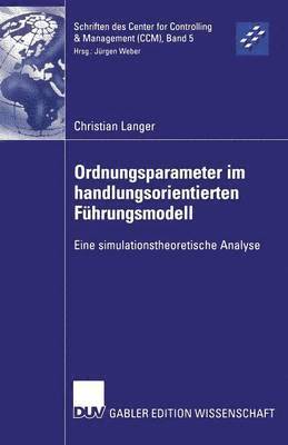 bokomslag Ordnungsparameter im handlungsorientierten Fuhrungsmodell