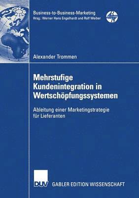 bokomslag Mehrstufige Kundenintegration in Wertschöpfungssystemen