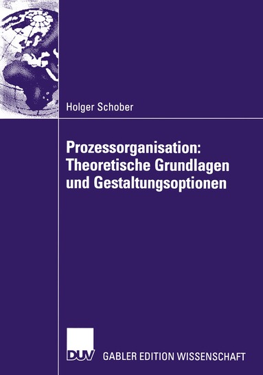 Holger Schober - Prozessorganisation: Theoretische Grundlagen und Gestaltungsoptionen, Häftad