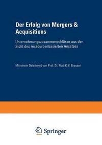 bokomslag Der Erfolg von Mergers & Acquisitions