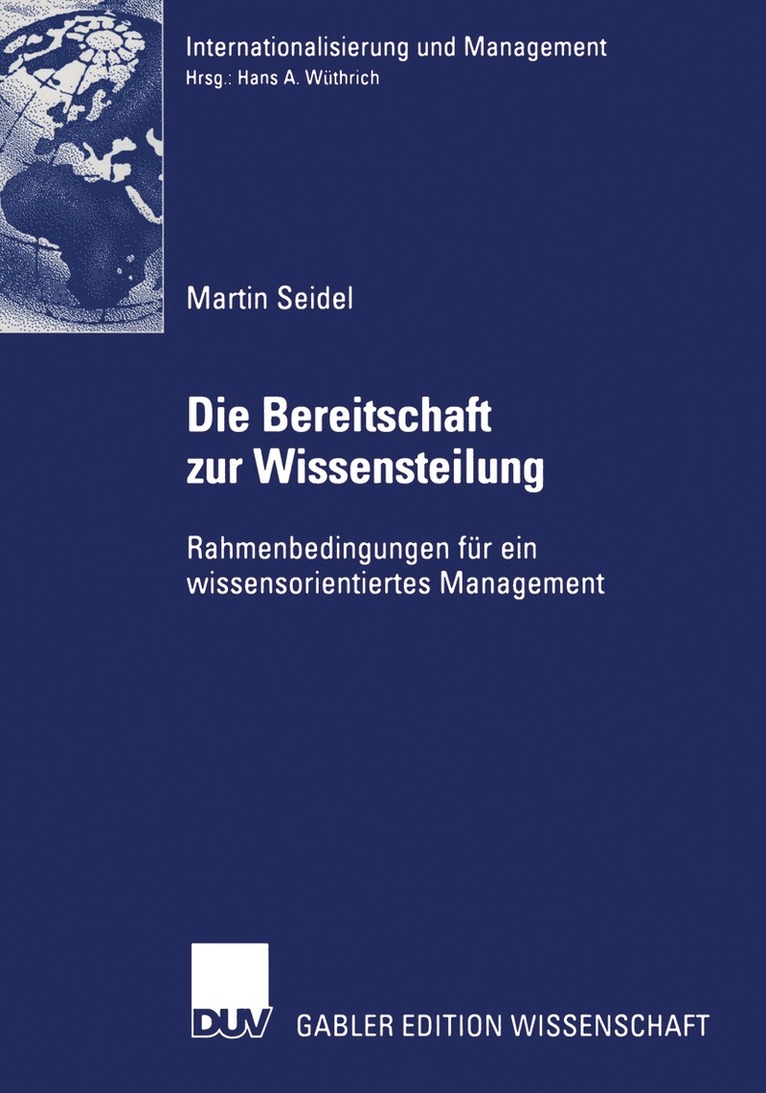 Martin Seidel - Die Bereitschaft zur Wissensteilung, Häftad