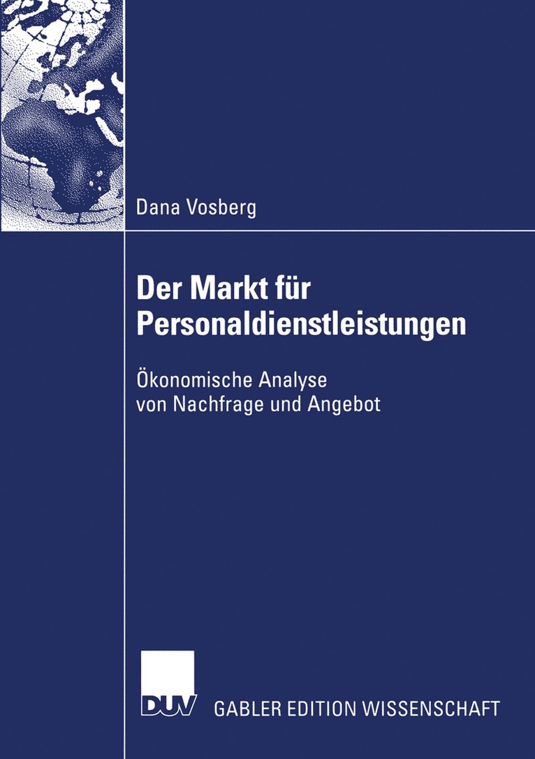 Dana Vosberg - Der Markt für Personaldienstleistungen, Häftad