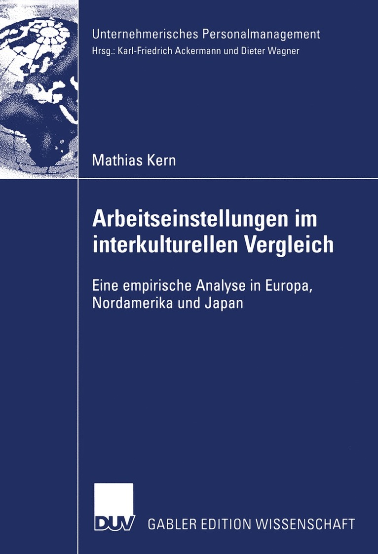 Mathias Kern - Arbeitseinstellungen im interkulturellen Vergleich, Häftad