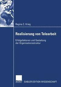 bokomslag Realisierung von Telearbeit