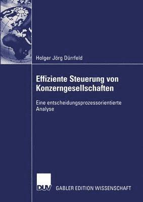 bokomslag Effiziente Steuerung von Konzerngesellschaften