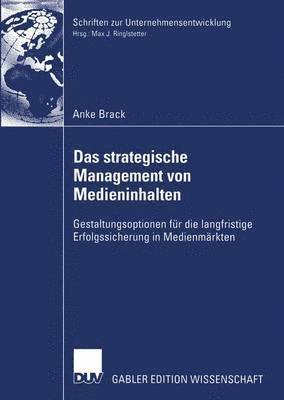 bokomslag Das strategische Management von Medieninhalten