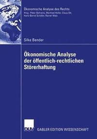 bokomslag konomische Analyse der ffentlich-rechtlichen Strerhaftung