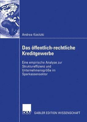 bokomslag Das ffentlich-rechtliche Kreditgewerbe