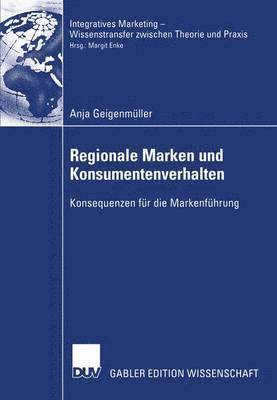 bokomslag Regionale Marken und Konsumentenverhalten