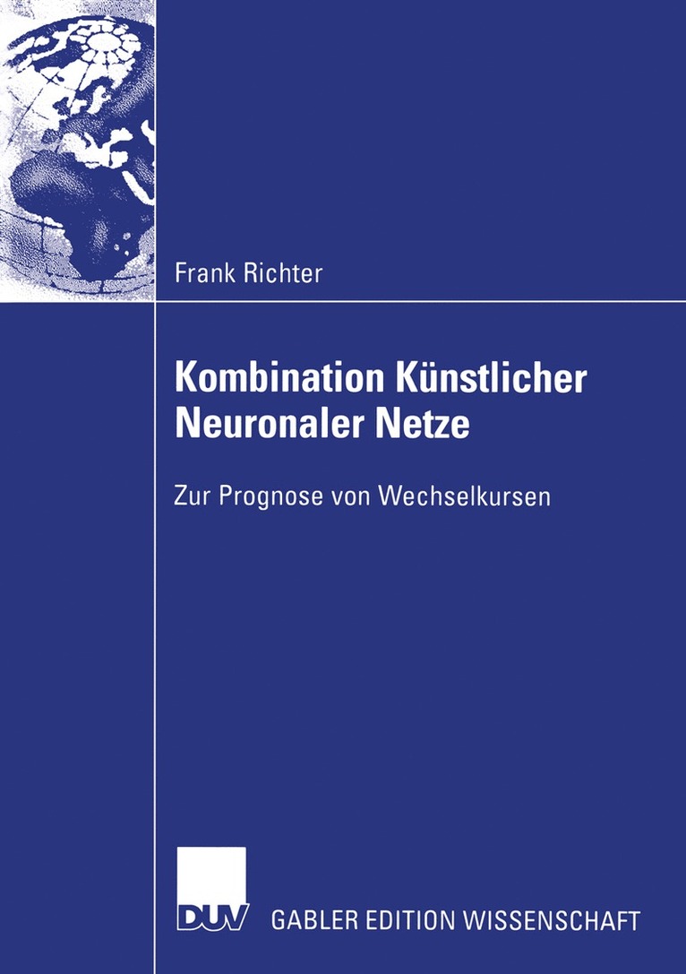 Frank Richter - Kombination Künstlicher Neuronaler Netze, Häftad