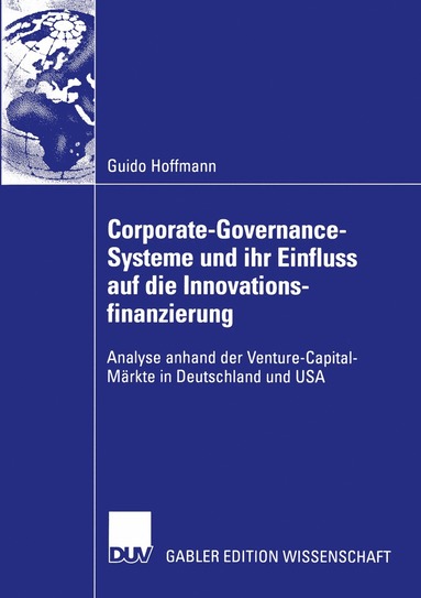 bokomslag Corporate-Governance-Systeme und ihr Einfluss auf die Innovationsfinanzierung