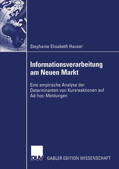 bokomslag Informationsverarbeitung am Neuen Markt