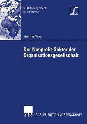 bokomslag Der Nonprofit-Sektor der Organisationsgesellschaft