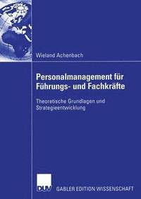 bokomslag Personalmanagement fr Fhrungs- und Fachkrfte