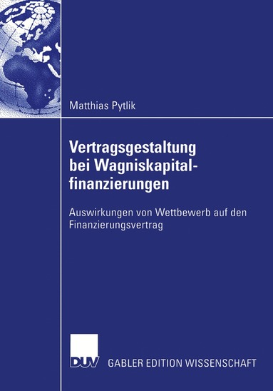 bokomslag Vertragsgestaltung bei Wagniskapitalfinanzierungen