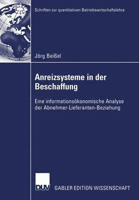 Anreizsysteme in der Beschaffung 1