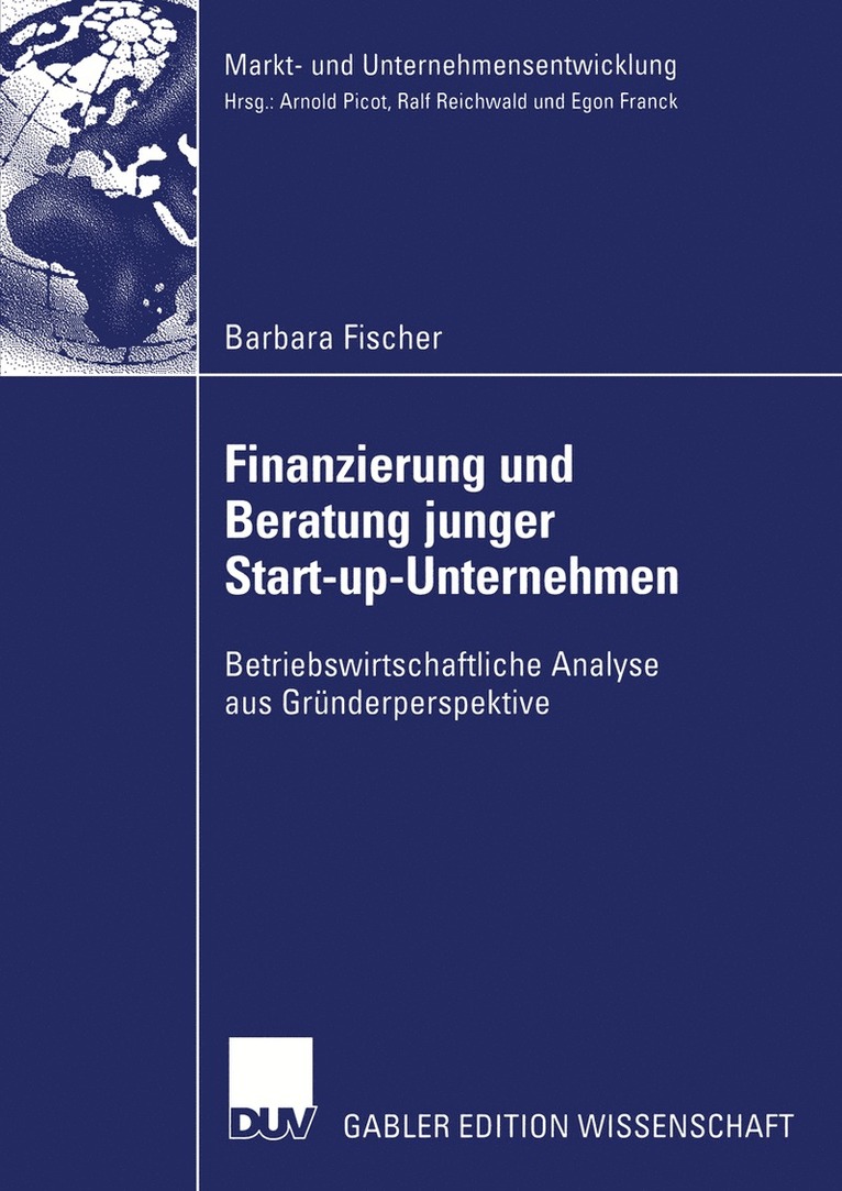 Finanzierung und Beratung junger Start-up-Unternehmen 1