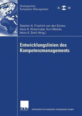 bokomslag Entwicklungslinien des Kompetenzmanagements