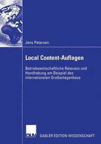 bokomslag Local Content-Auflagen
