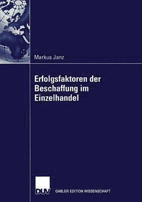 bokomslag Erfolgsfaktoren Der Beschaffung Im Einzelhandel