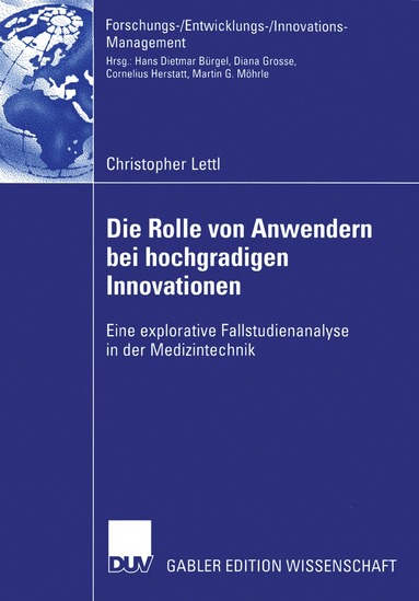 bokomslag Die Rolle von Anwendern bei hochgradigen Innovationen