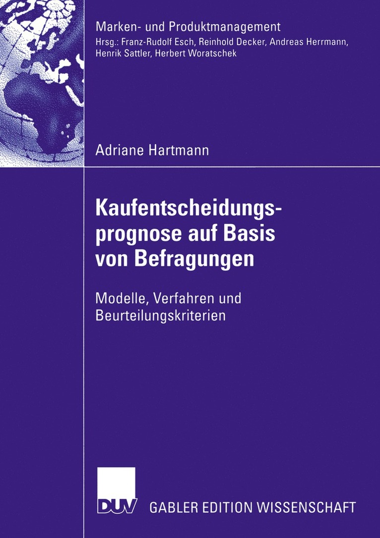 Kaufentscheidungsprognose auf Basis von Befragungen 1