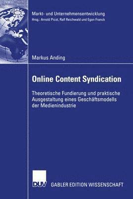 bokomslag Online Content Syndication