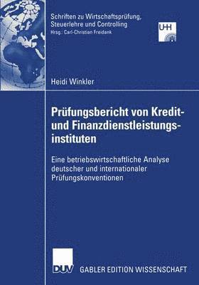 bokomslag Prfungsbericht von Kredit und Finanzdienstleistungsinstituten