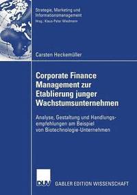 bokomslag Corporate Finance Management zur Etablierung junger Wachstumsunternehmen