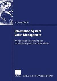 bokomslag Information System Value Management