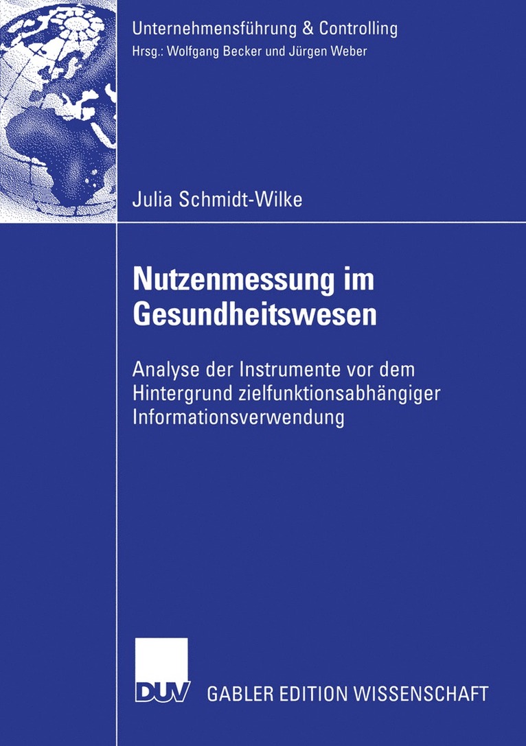 Nutzenmessung im Gesundheitswesen 1